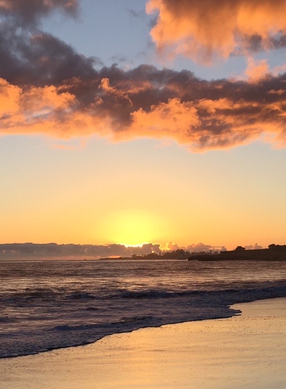 Corcoran Beach Sunset (profile)